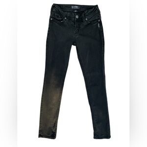 Women’s Silver Black Skinny Jeans 28/31